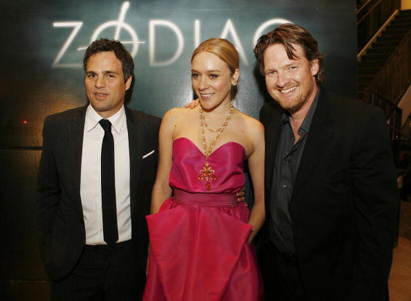 Mark Ruffalo, Chloe Sevigny and Donal Logue at the premiere of "Zodiac."