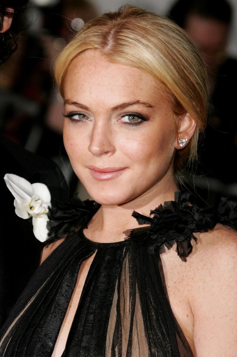 Lindsay Lohan at the Metropolitan Museum of Art Costume Institute Benefit Gala "Poiret: King Of Fashion."