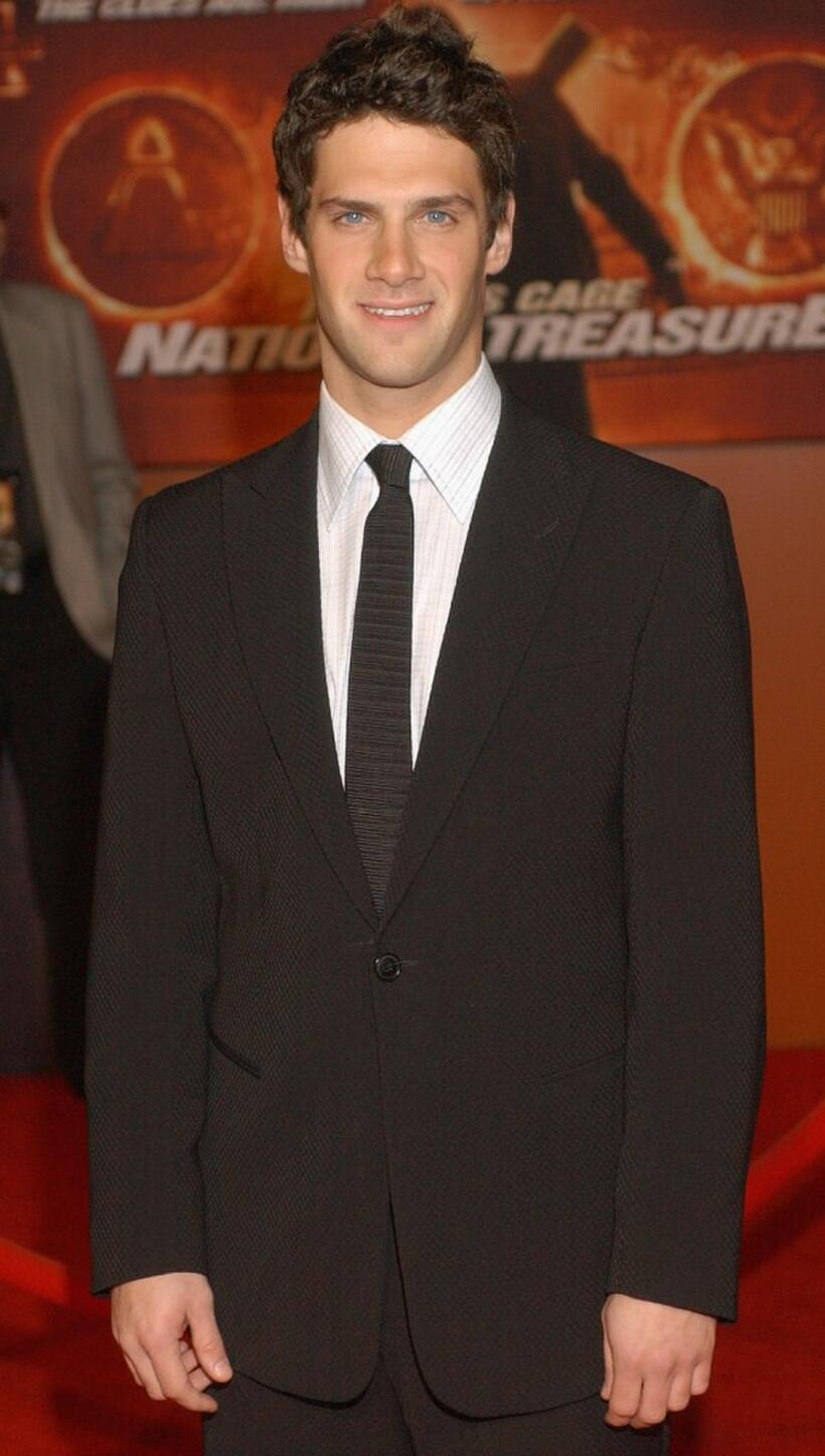 Justin Bartha at the premiere of "National Treasure."