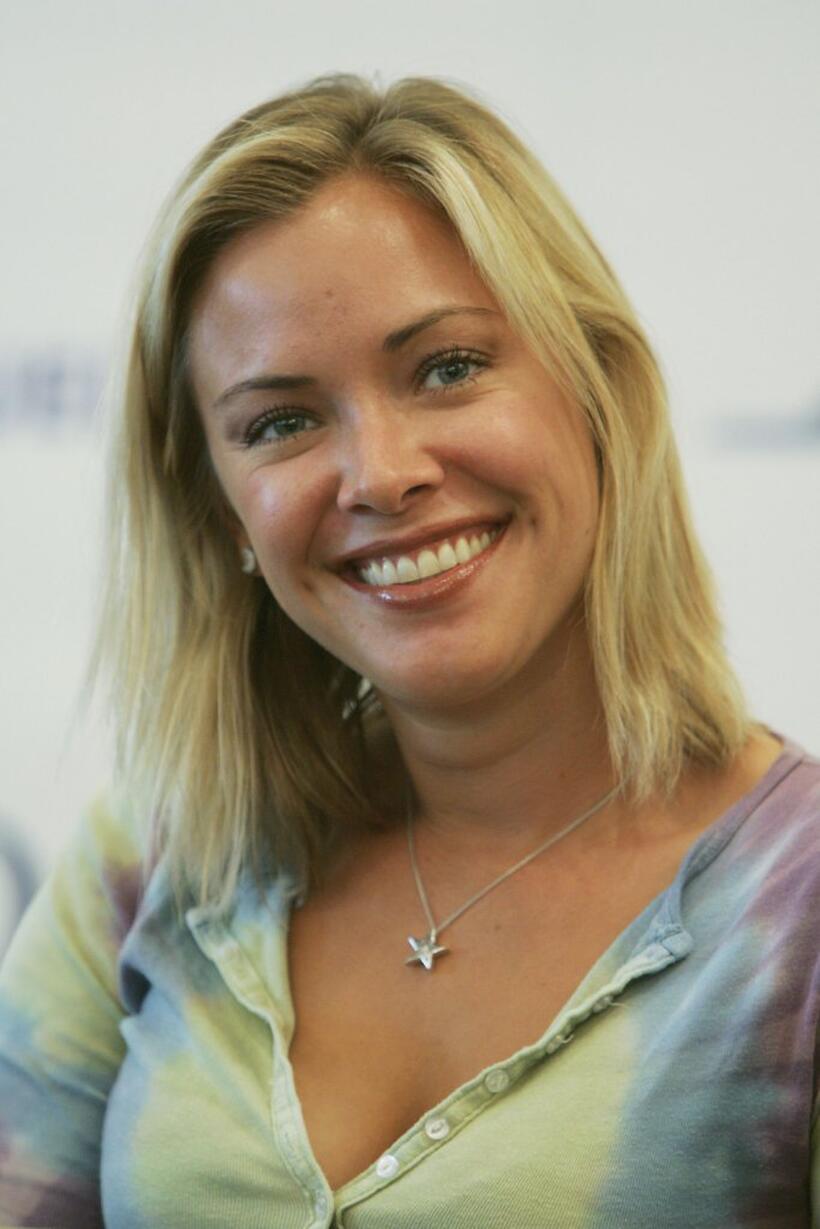 Kristanna Loken at the "Cinema For Peace" press conference.