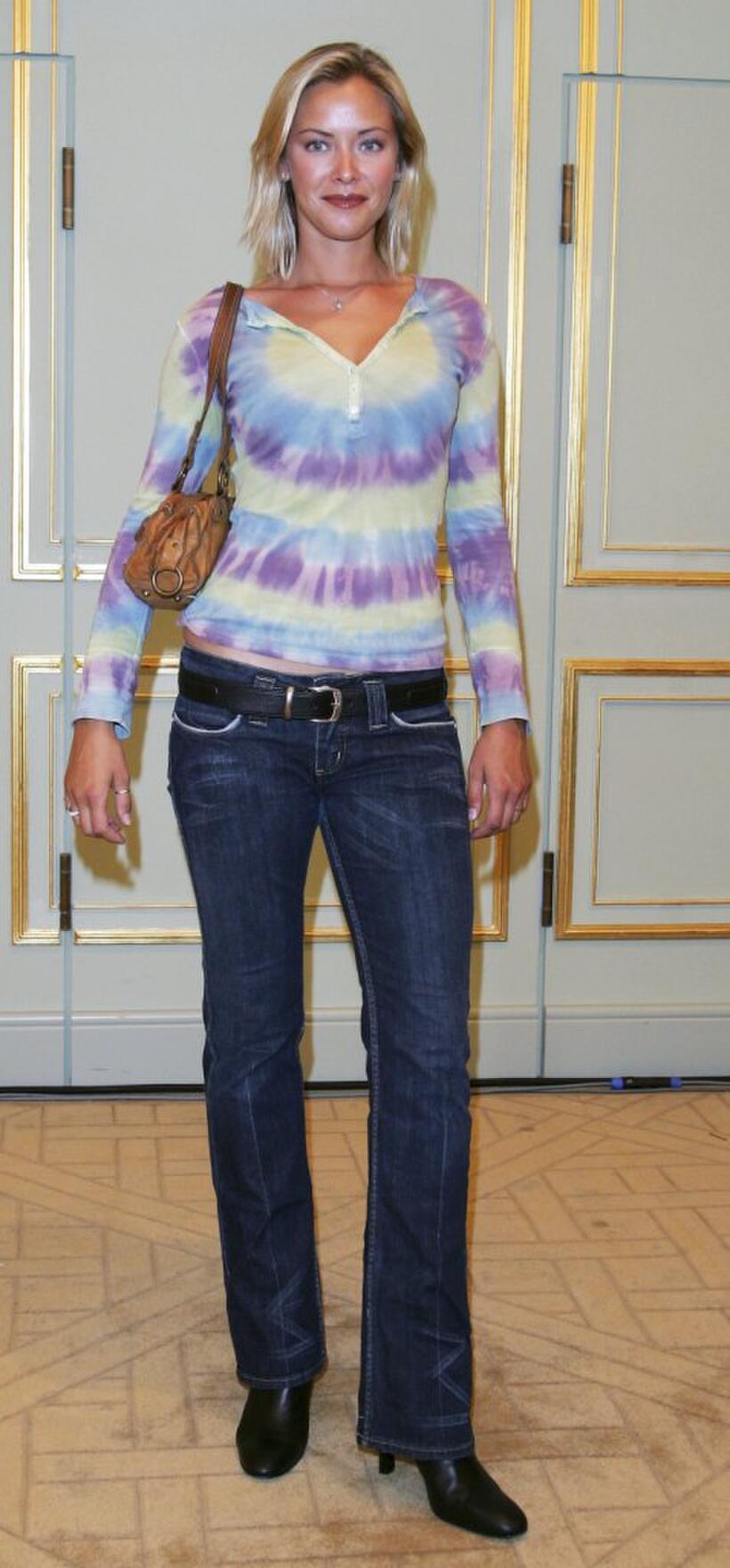 Kristanna Loken at the "Cinema For Peace" press conference.