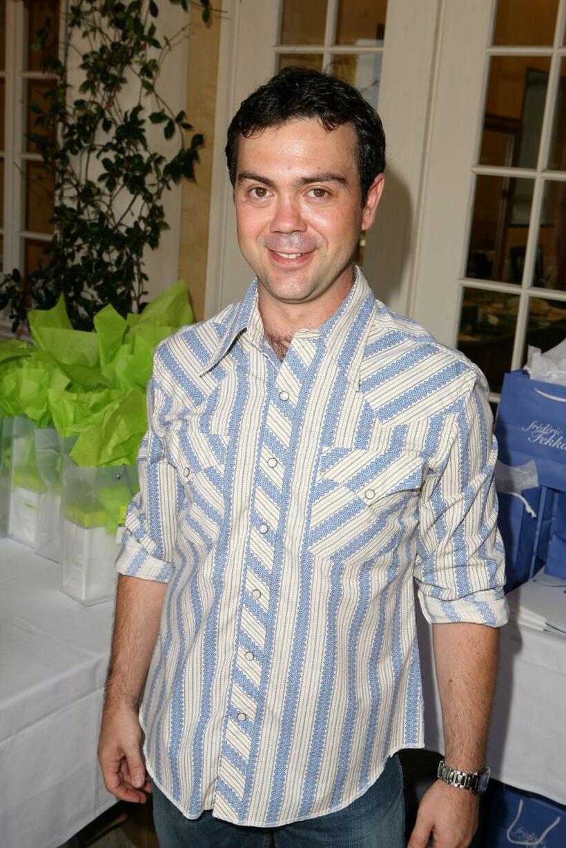 Joe Lo Truglio at the Frederic Fekkai Pre-Emmy Style 2006 Garden Party gift bag suite.