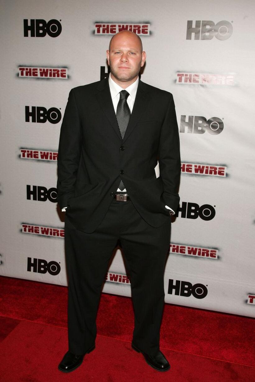 Domenick Lombardozzi at the premiere of "The Wire."
