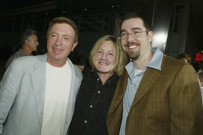 Larry Cohen, Lauren Lloyd and Chris Morgan at the premiere of "Cellular."