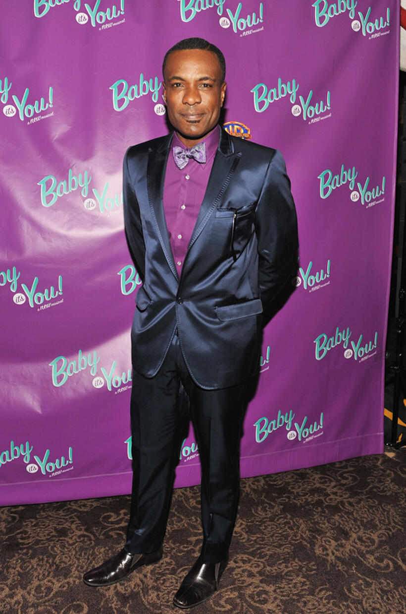 Allan Louis at the after party of the Broadway opening night of "Baby It's You" in New York.
