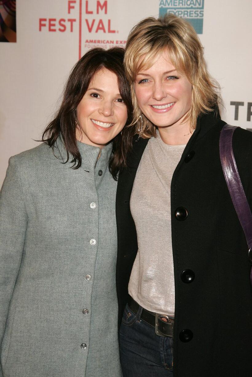 Sabrina Lloyd and Amy Carlson at the screening of "All We Are Saying" during the Tribeca Film Festival.