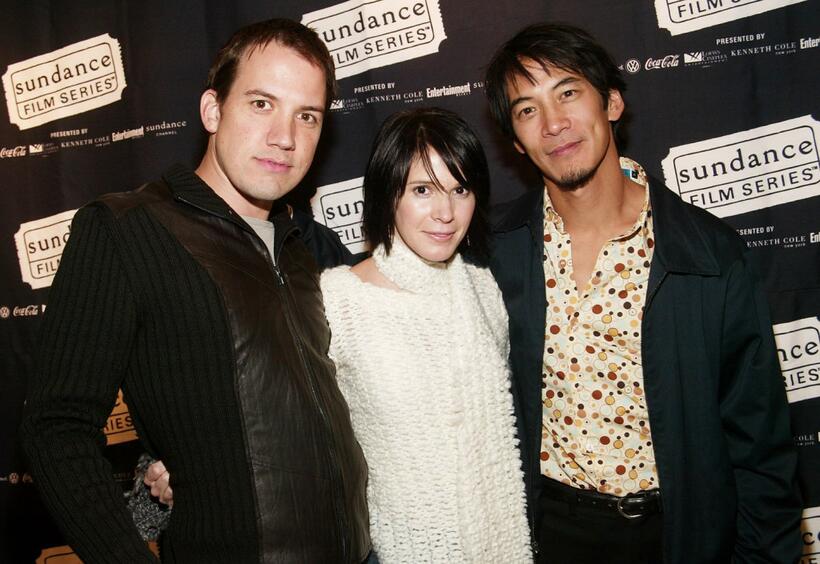 John Livingston, Sabrina Lloyd and Mark Decena at the Sundance premiere of "Dopamine."