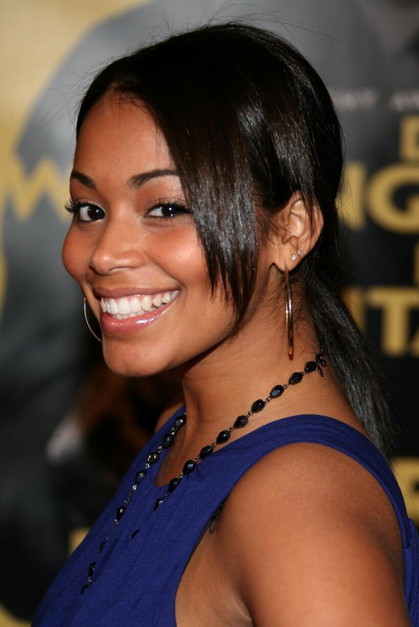 Lauren London at the premiere of "The Great Debaters."