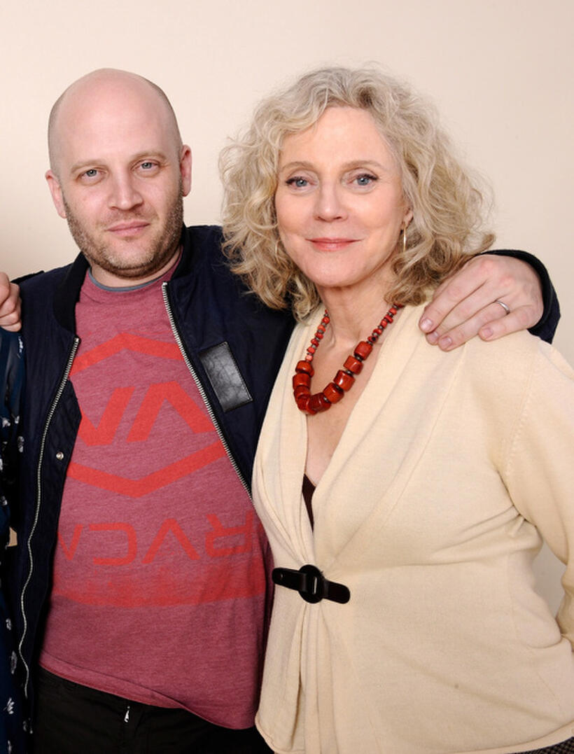 Todd Louiso and Blythe Danner at the portrait session of "Hello I Must Be Going" during the 2012 Sundance Film Festival.