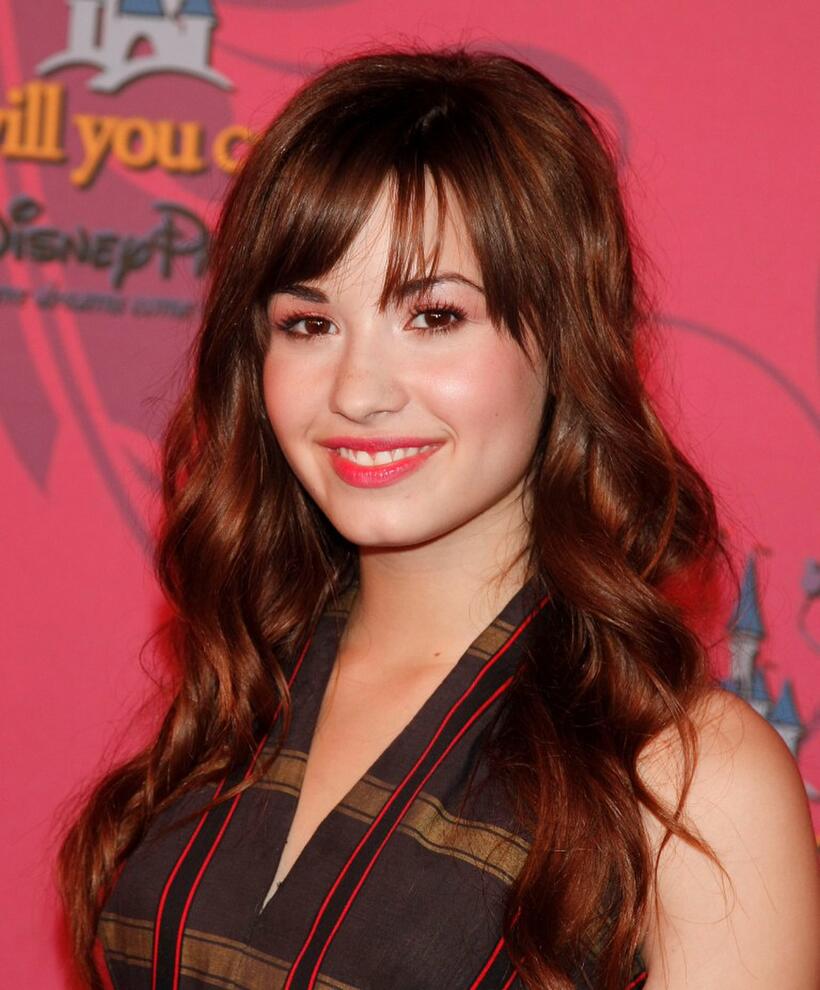 Demi Lovato at the Miley Cyrus "Sweet 16" birthday celebration.