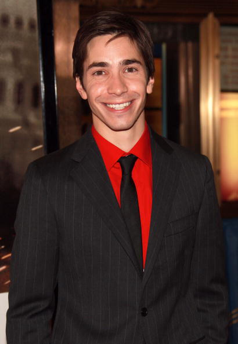 Justin Long at the N.Y. premiere of "Live Free Or Die Hard."