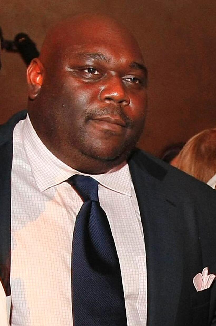 Faizon Love at the after party of the premiere of "Iron Man."