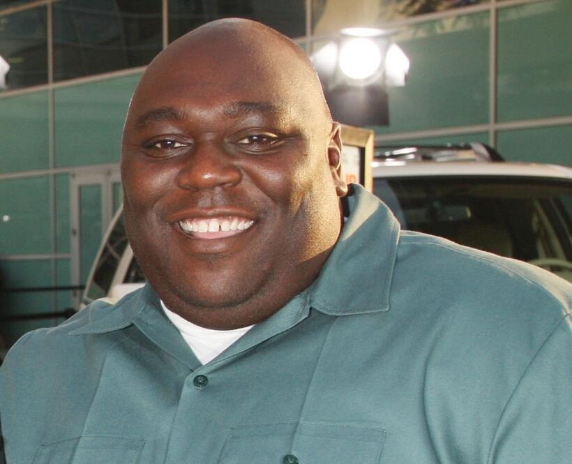 Faizon Love at the premiere of "Who's Your Caddy."