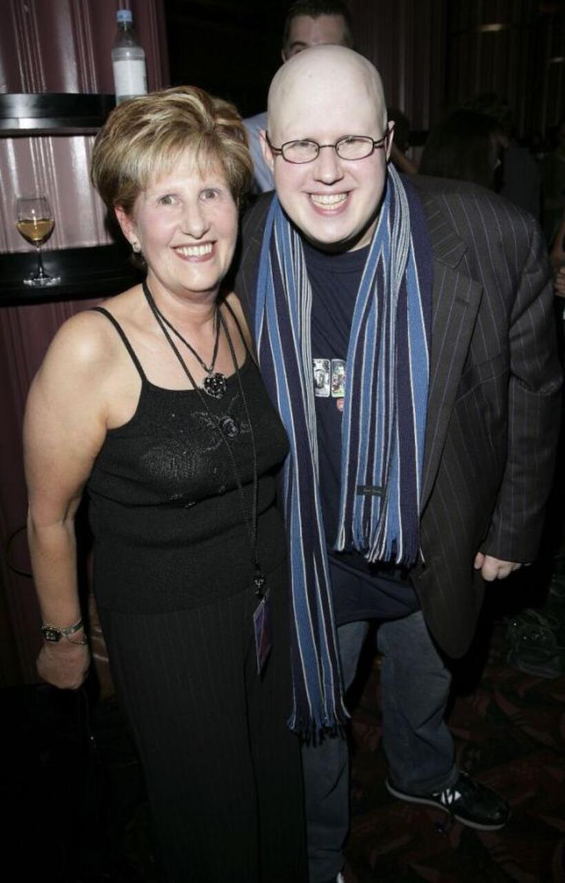 Diana Lucas and Matt Lucas at the after party following the "Little Britain's Big Night" charity gala performance.