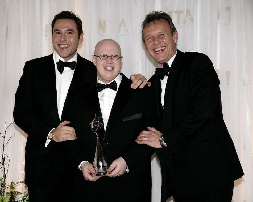 David Walliams, Matt Lucas and Anthony Head at the National Television Awards 2006.