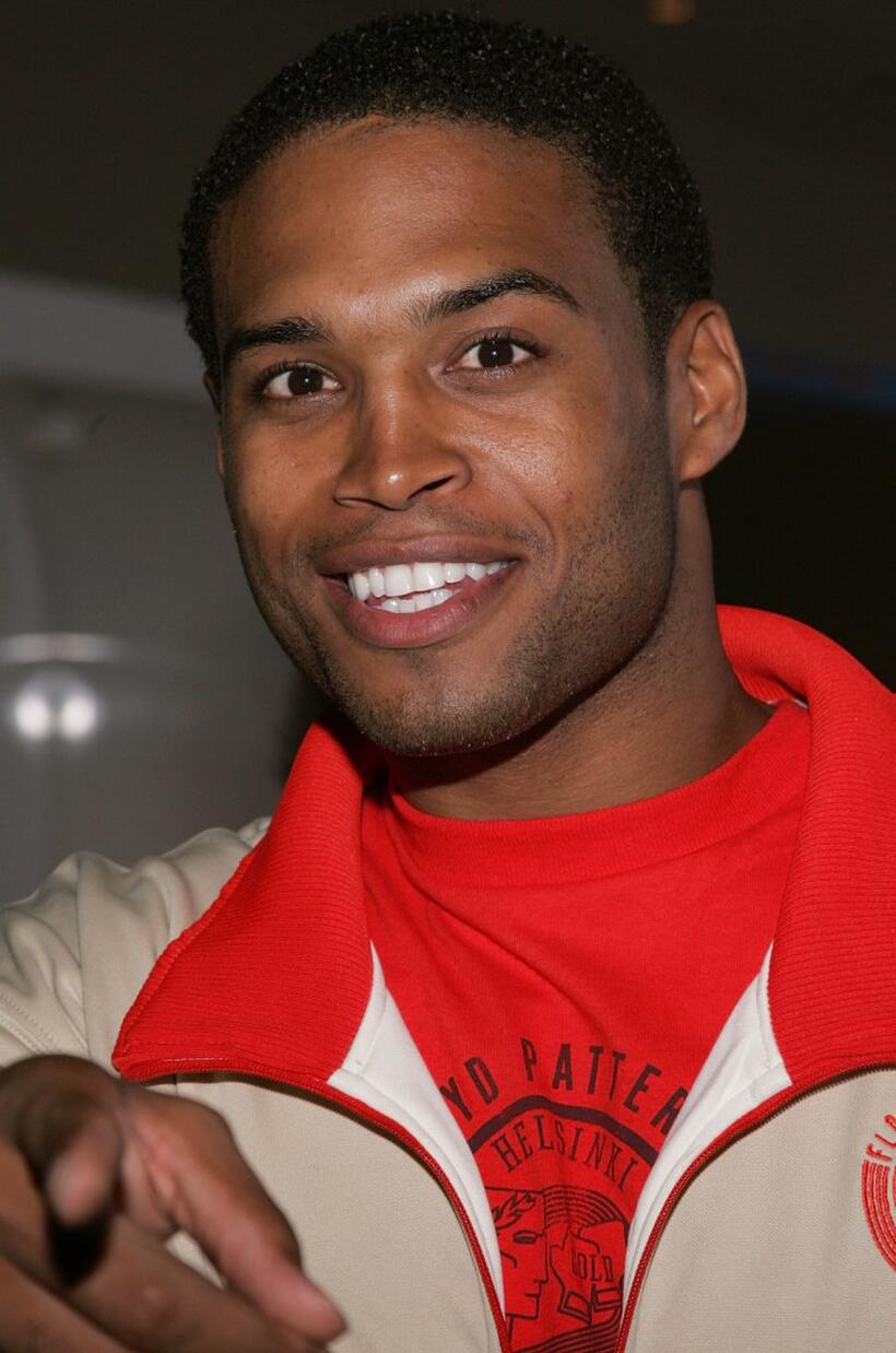 Texas Battle at the premiere of "Roll Bounce."