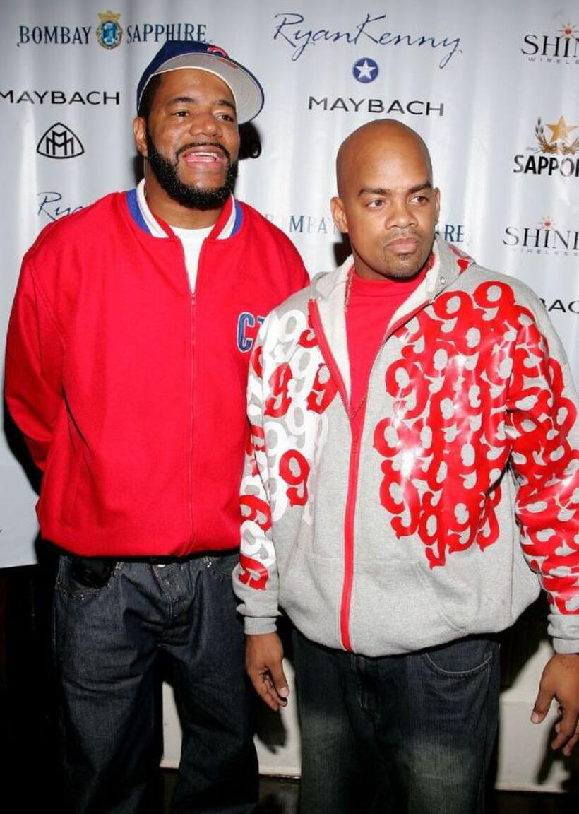 Ed Lover and Ticky Diamondz at the Sapporo & Mercedes Benz Maybach Presents VMA Cookout 2006.