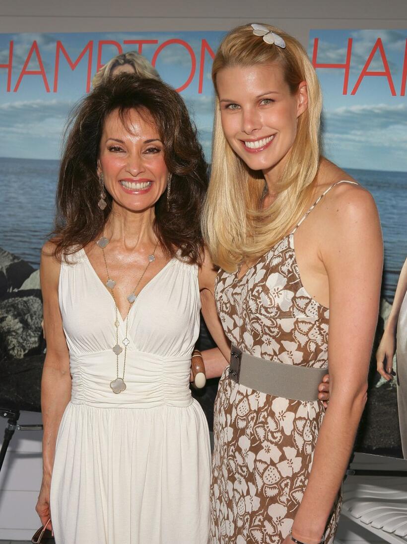 Susan Lucci and Beth Osrosky at the Hamptons Magazine 30th Anniversary party.