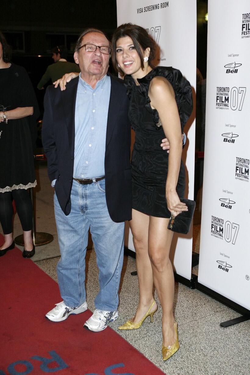 Sidney Lumet and Marisa Tomei at Toronto International Film Festival for the North American Premiere screening of "Before the Devil Knows Youre Dead".