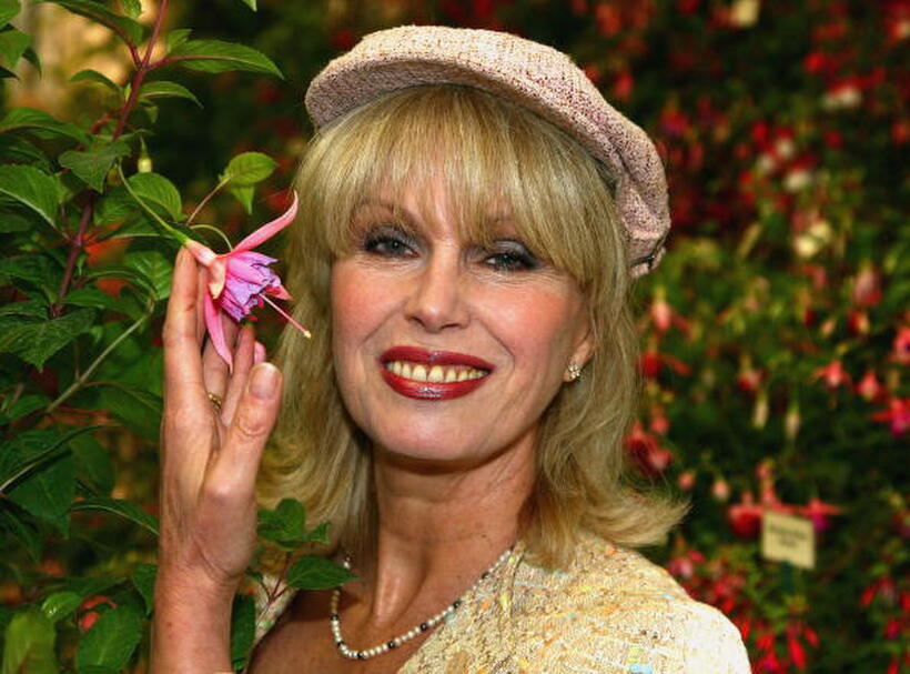 Joanna Lumley at the Chelsea Flower Show.