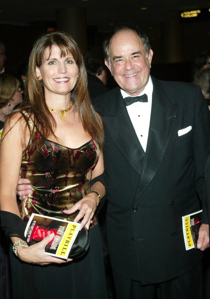 Laurence Luckinbill and his wife Lucie Arnez at the 2003 Tony Awards Dinner and After-party.