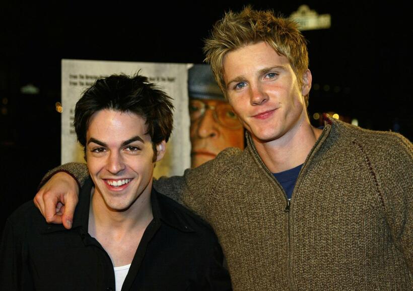 David Lago and Thad Luckinbill at the premiere of "The Statement."