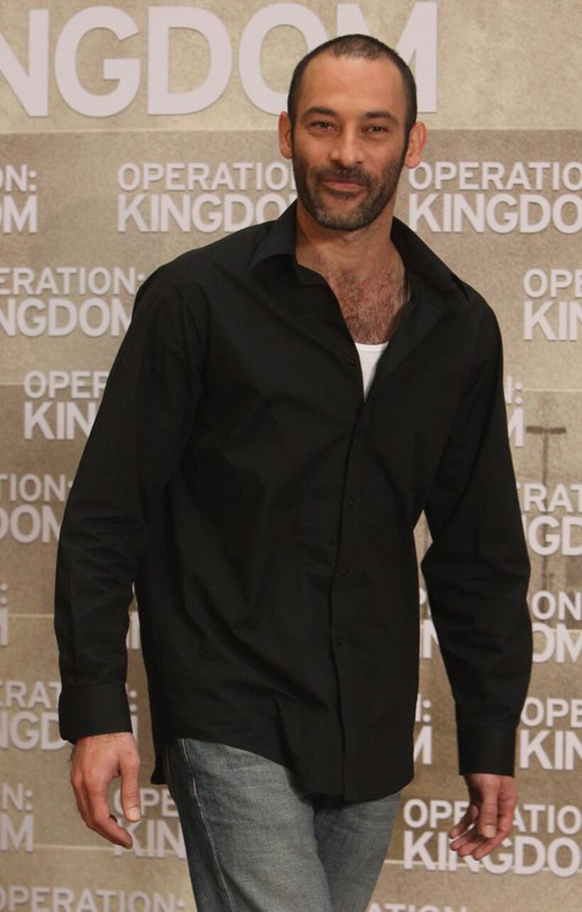 Ashraf Barhom at the German photocall of "The Kingdom."