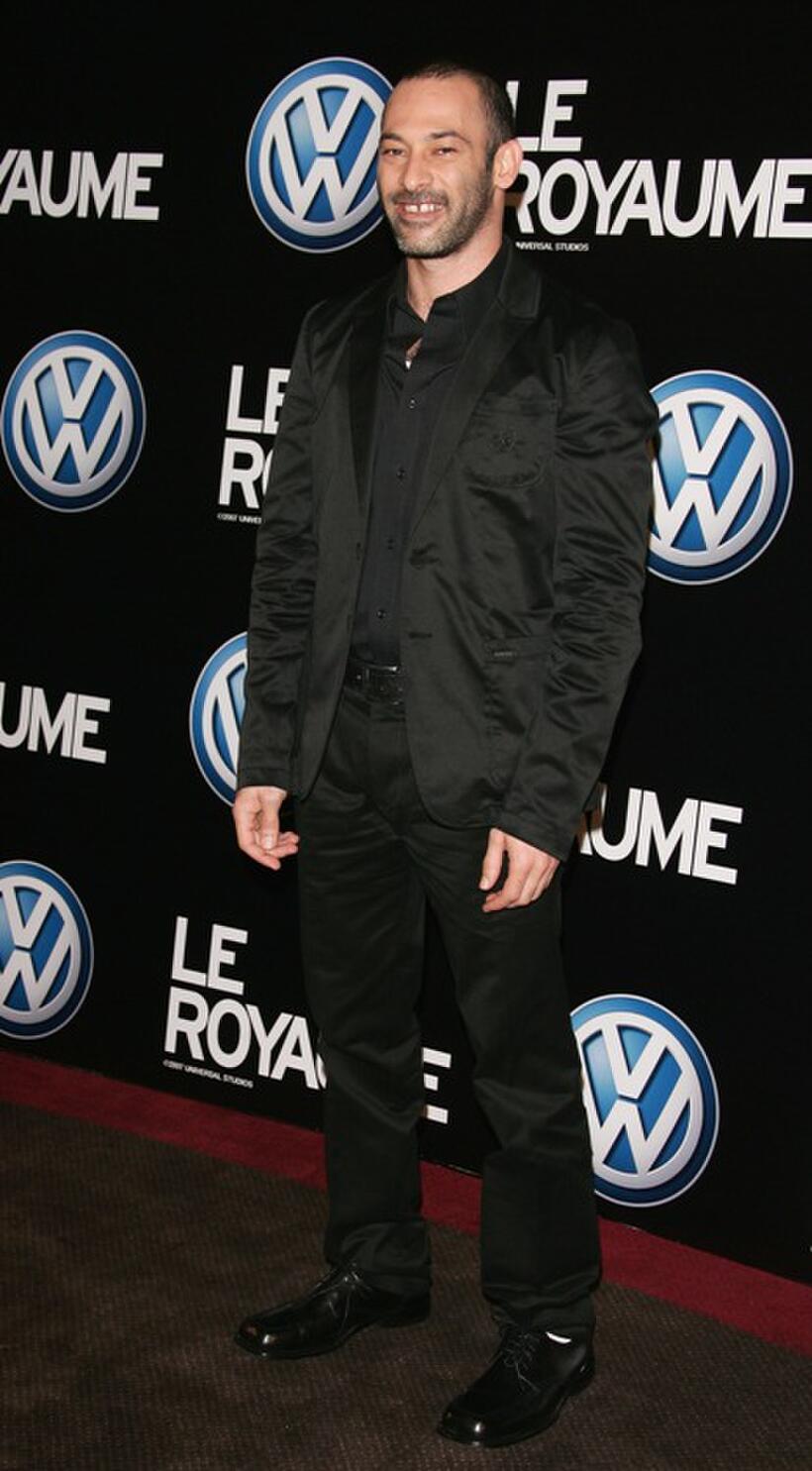 Ashraf Barhom at the Paris premiere of "The Kingdom."