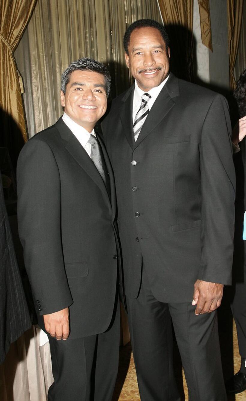 George Lopez and Dave Winfield at the National Kidney Foundation of Southern California's 27th Annual Gift of Life Celebration.