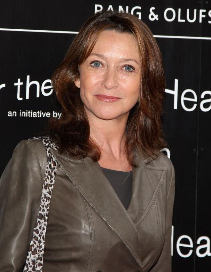 Cherie Lunghi at the Bryan Adams "Hear The World Ambassadors" exhibition.