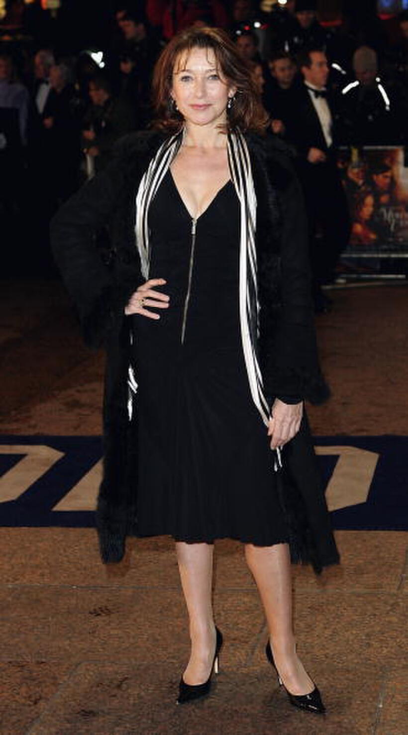 Cherie Lunghi at the UK premiere of "Merchant Of Venice."