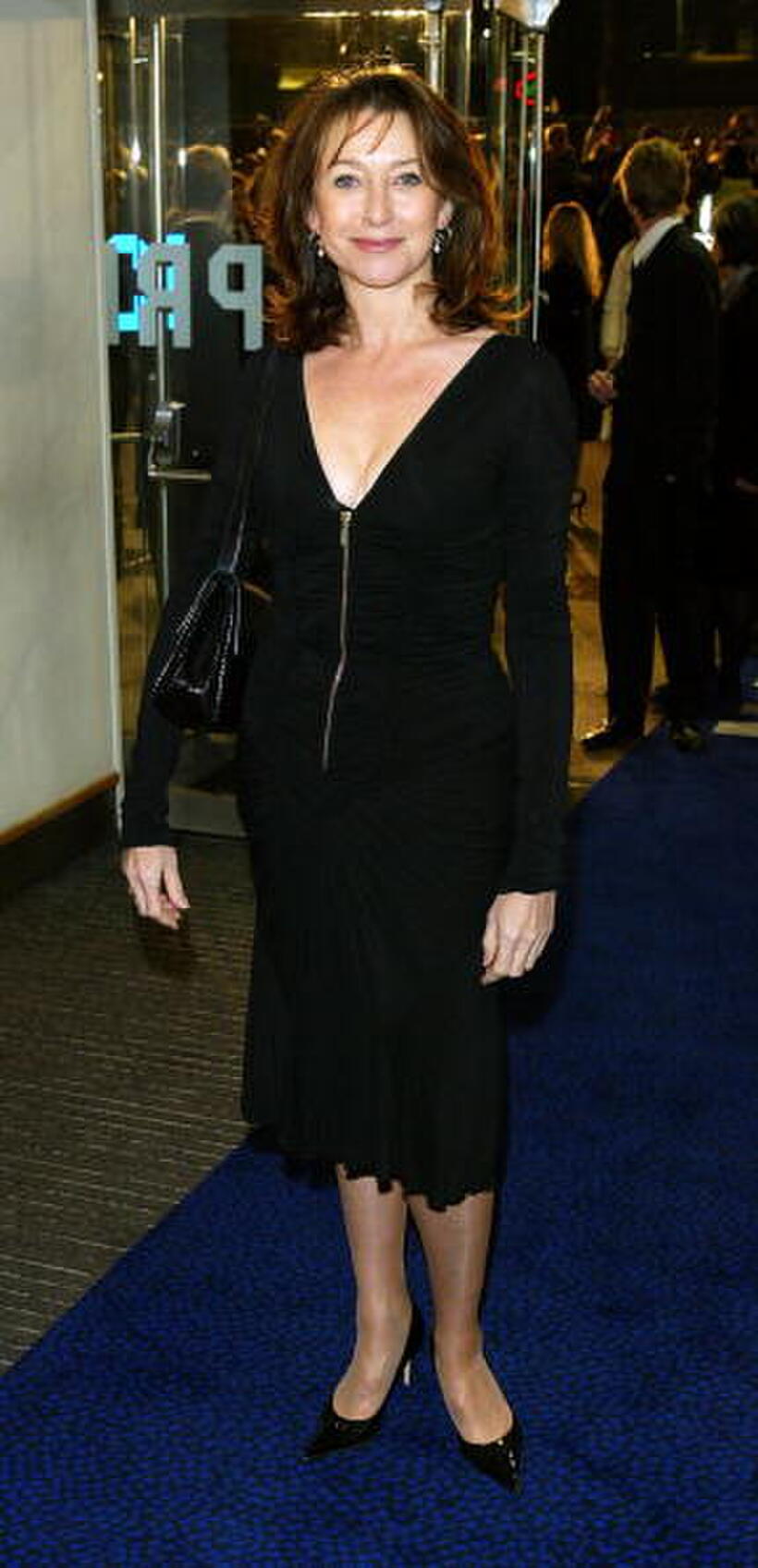 Cherie Lunghi at the UK premiere of "Merchant Of Venice."
