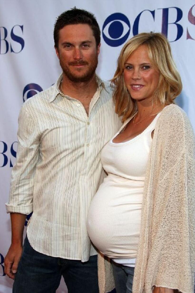 Oliver Hudson and Erinn Bartlett at the CBS Summer "Stars Party 2007."