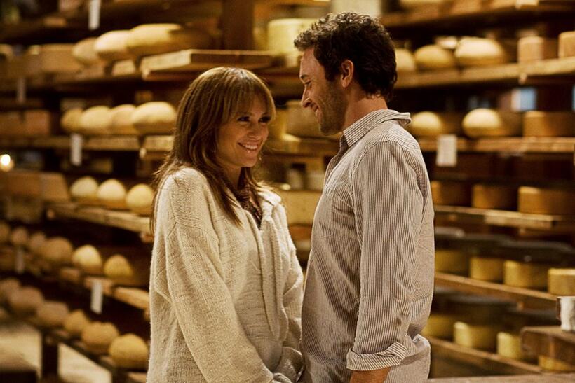 Jennifer Lopez and Alex O'Loughlin in "The Back-Up Plan."