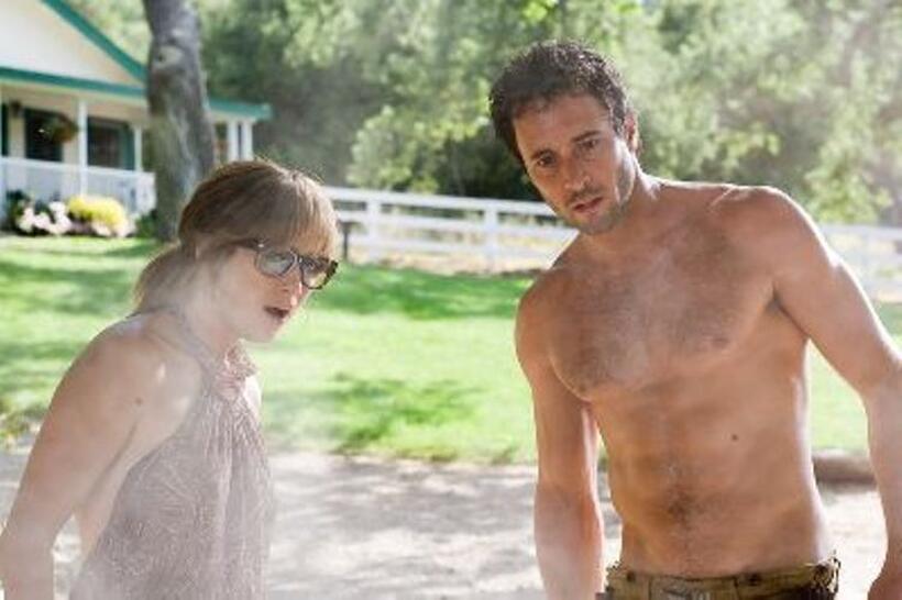 Jennifer Lopez and Alex O'Loughlin in "The Back-Up Plan."