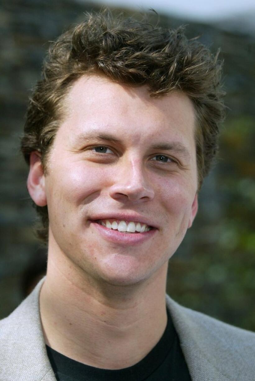 Hayes MacArthur at the opening of Jane Seymour's new art gallery.