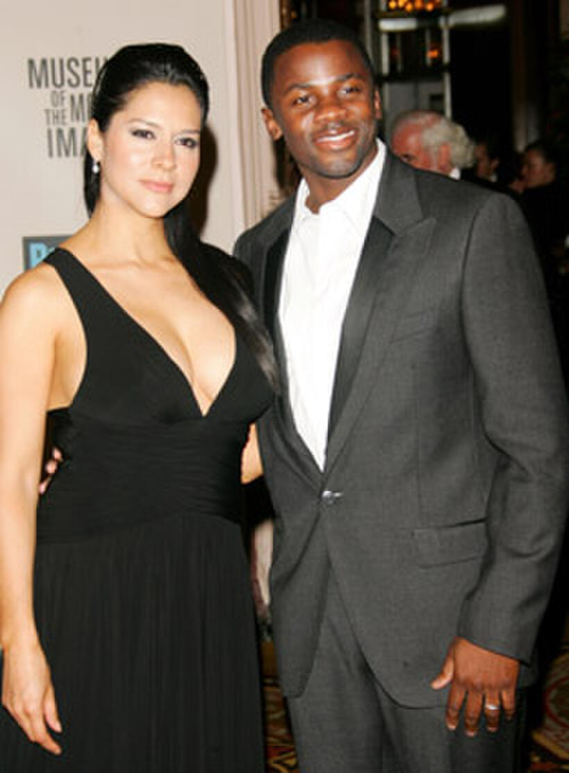 Derek Luke and wife Sophia at the Museum Of The Moving Image Salute to Will Smith in N.Y.