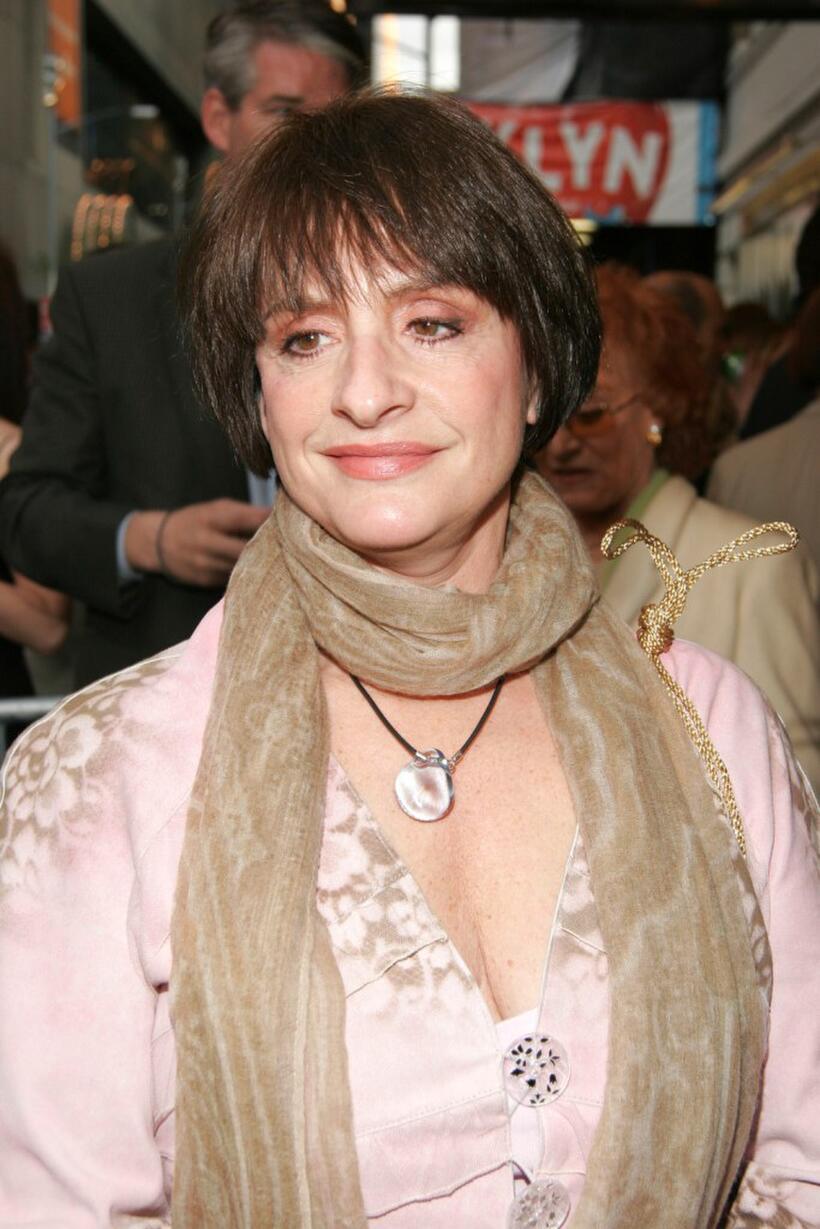 Patti LuPone at the opening night of "Glengarry Glen Ross".