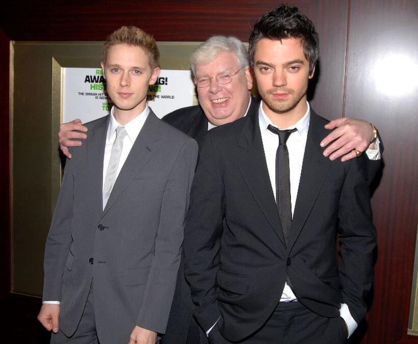Samuel Barnett, Richard Griffiths and Dominic Cooper at the screening of "The History Boys."