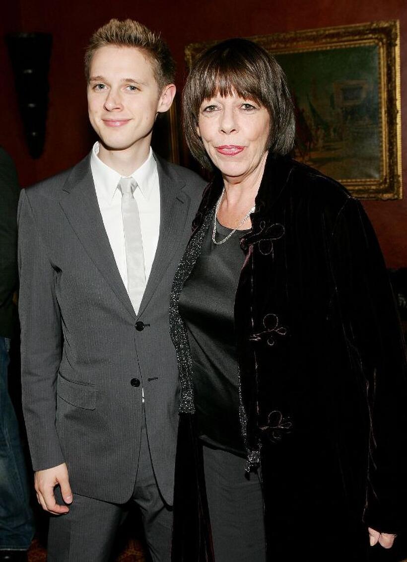 Samuel Barnett and Frances de la Tour at the special screening of "The History Boys."