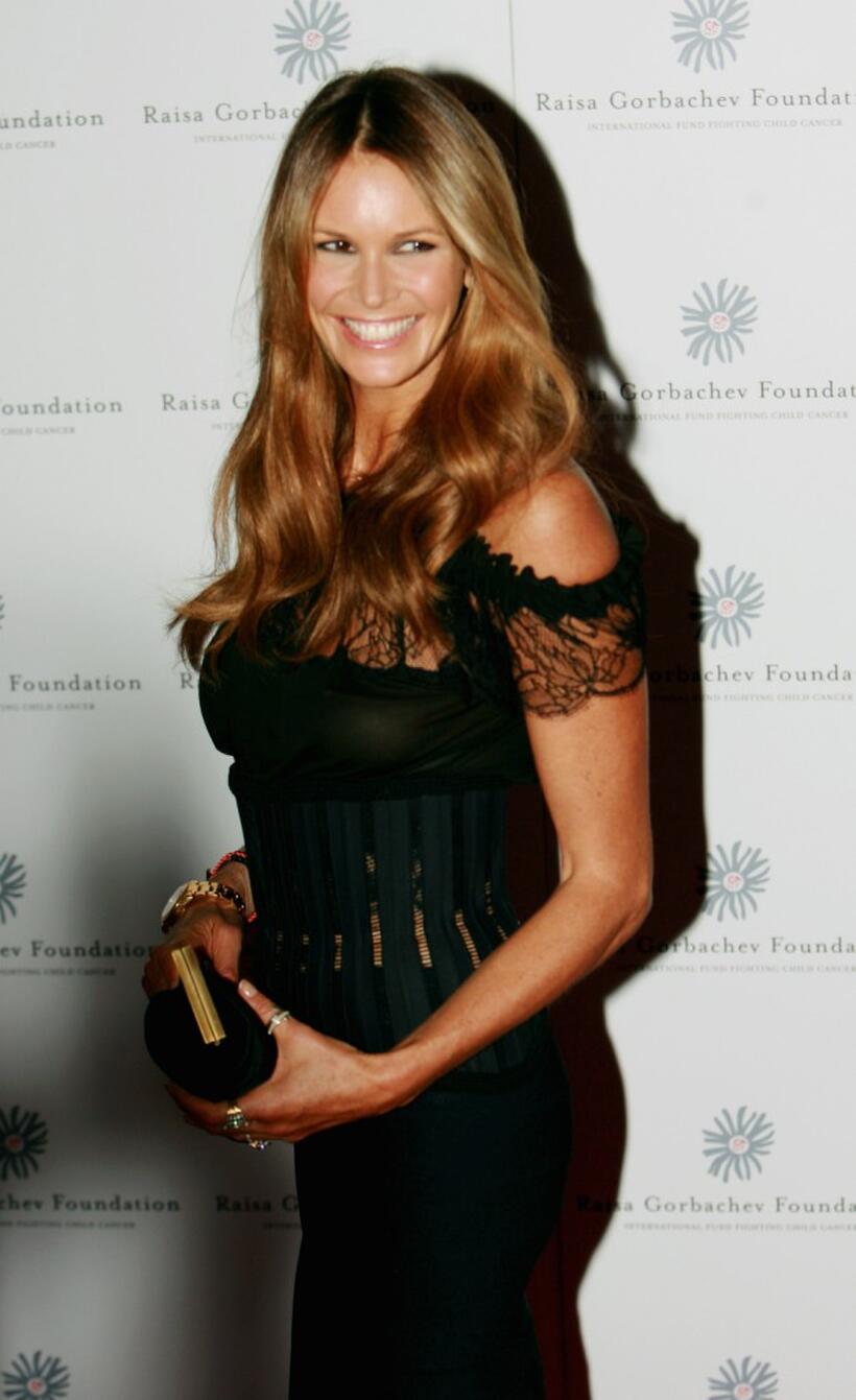 Elle MacPherson at the Raisa Gorbachev Foundations Second Annual Gala Dinner.