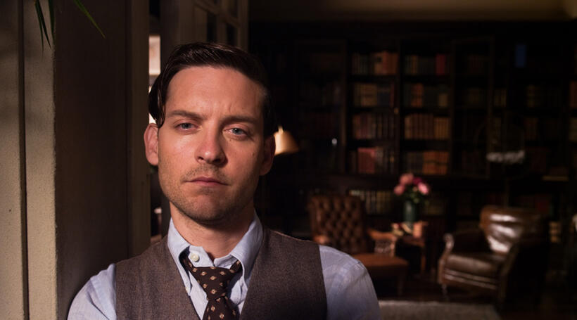 Tobey Maguire as Nick Carraway in "The Great Gatsby."