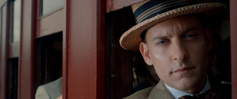 Tobey Maguire as Nick Carraway in "The Great Gatsby."