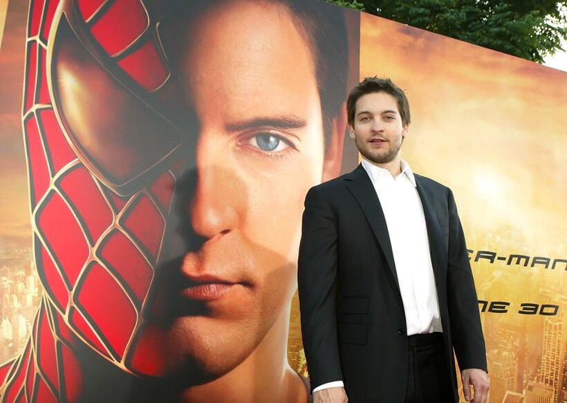 Tobey Maguire at the LA premiere of "Spider-Man 2".
