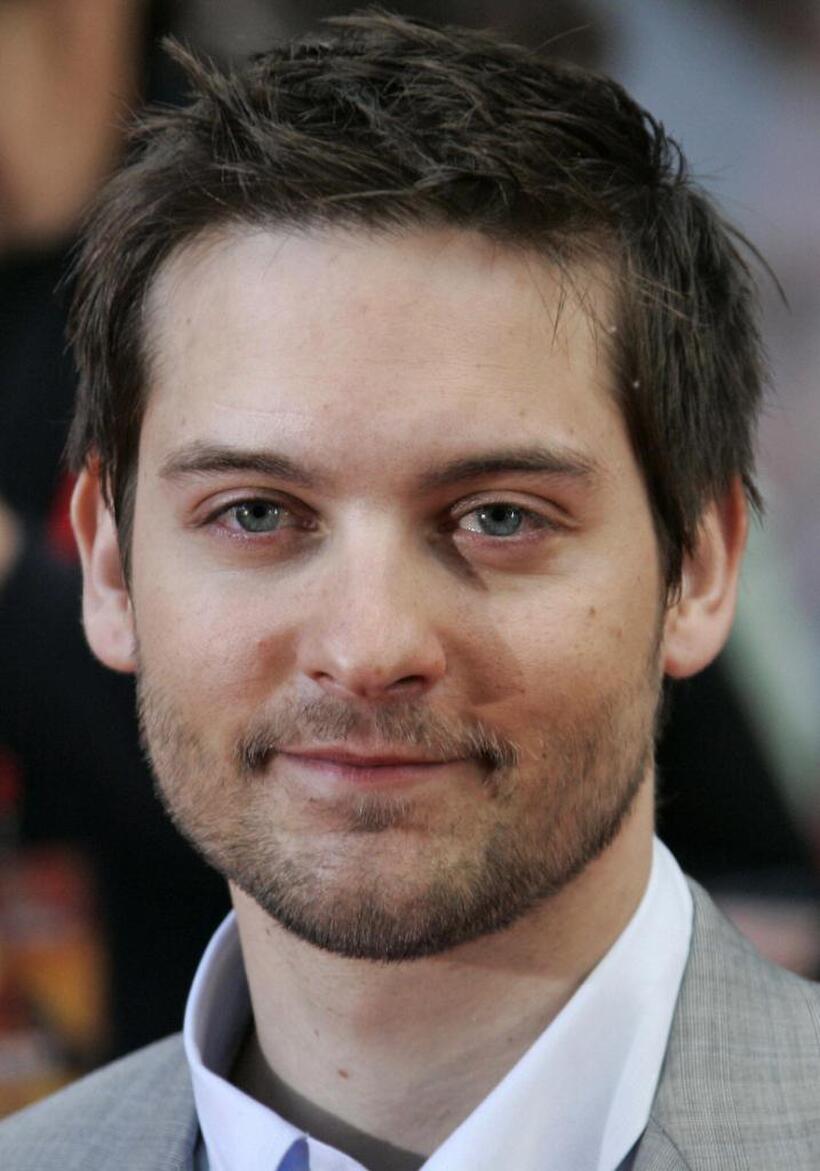 Tobey Maguire at the European premiere of "Spider-Man 2".