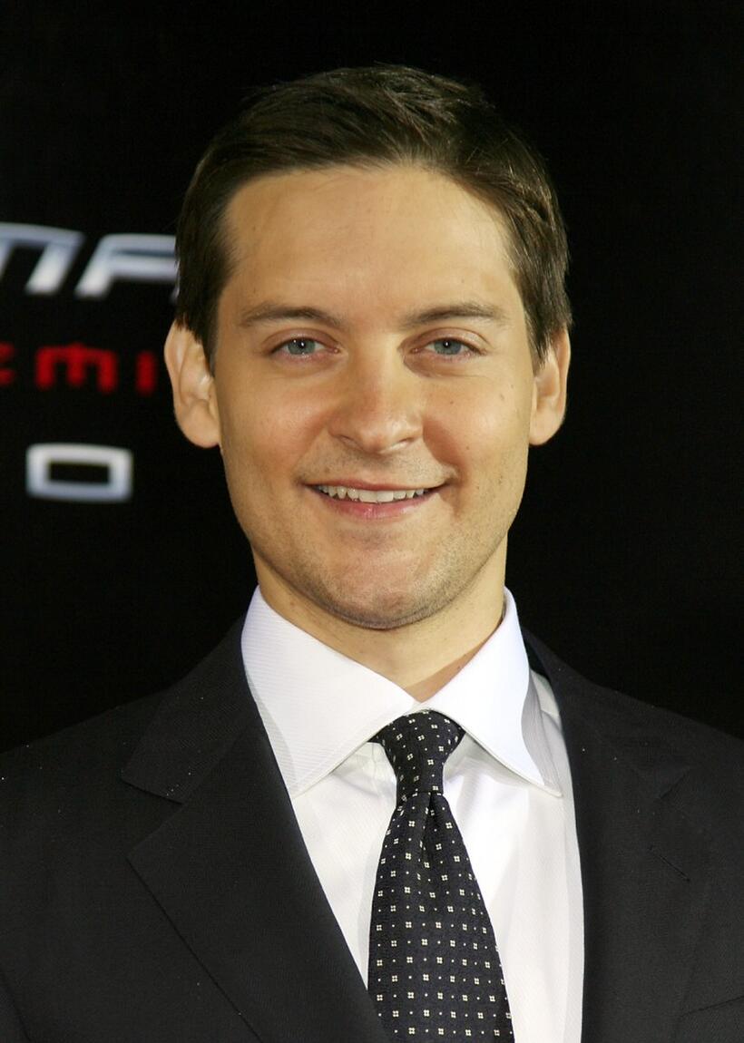 Tobey Maguire at the Tokyo premiere of "Spider-Man 3".