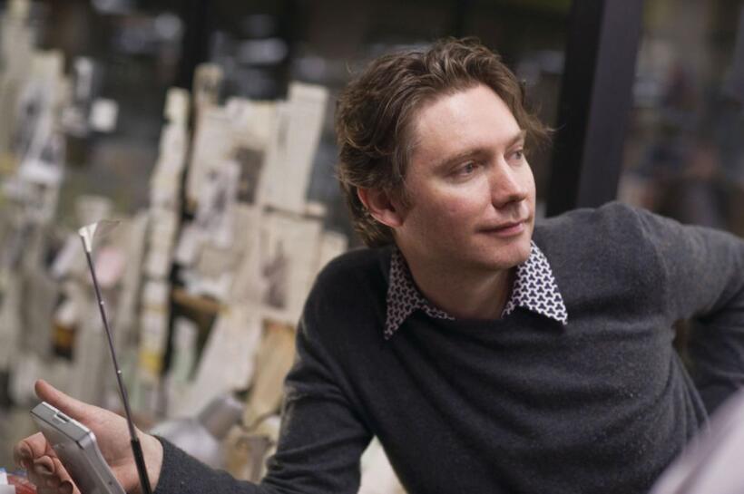 Director Kevin Macdonald on the set of "State of Play."