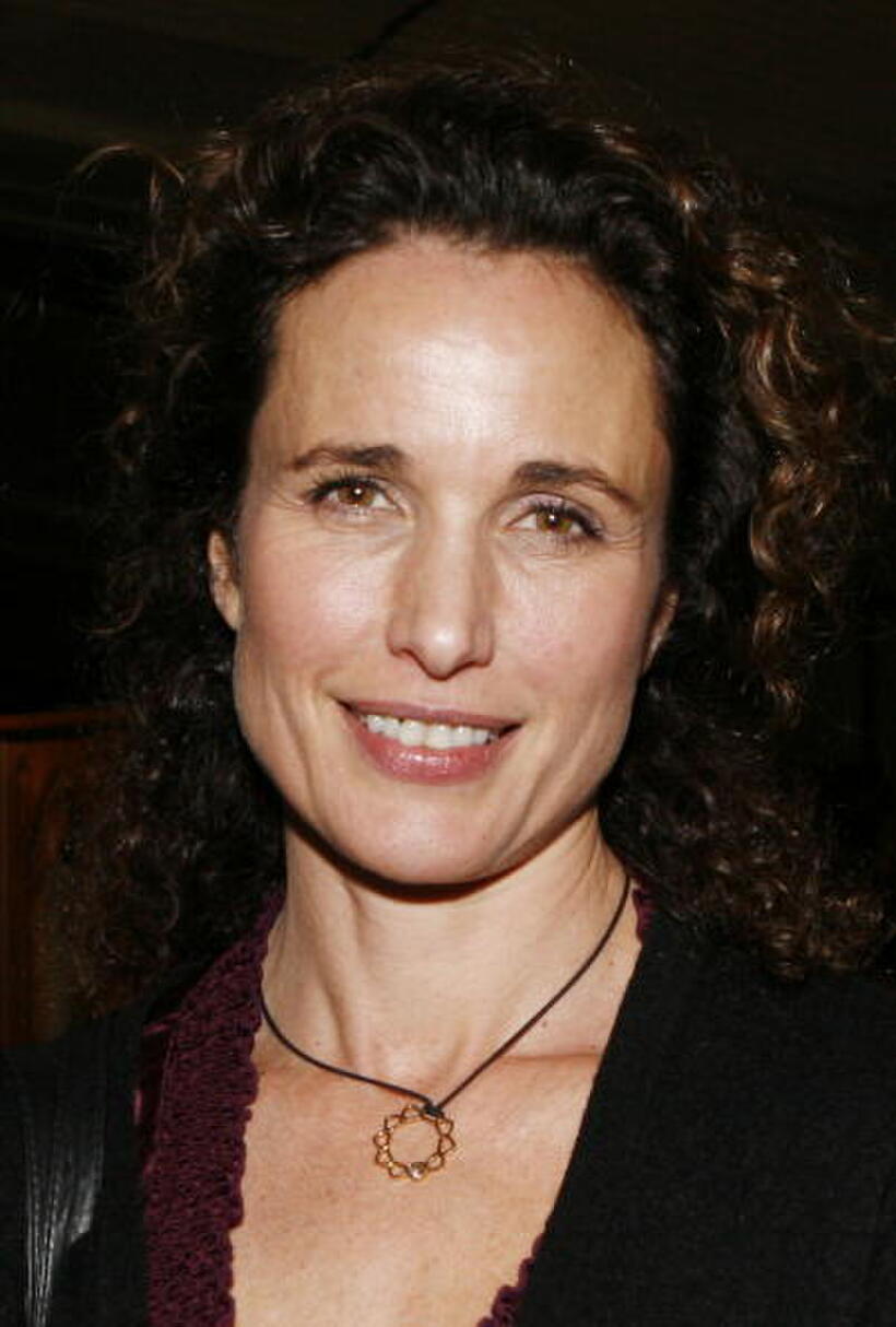 Andie MacDowell at the LAByrinth Theater Company's 5th annual Celebrity Charades at St. Paul's Hall.