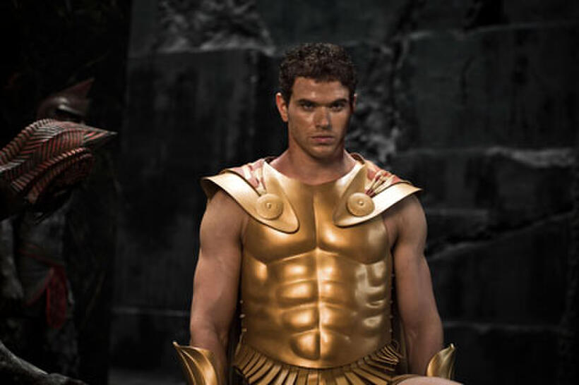 Kellan Lutz as Poseidon in ``Immortals.''
