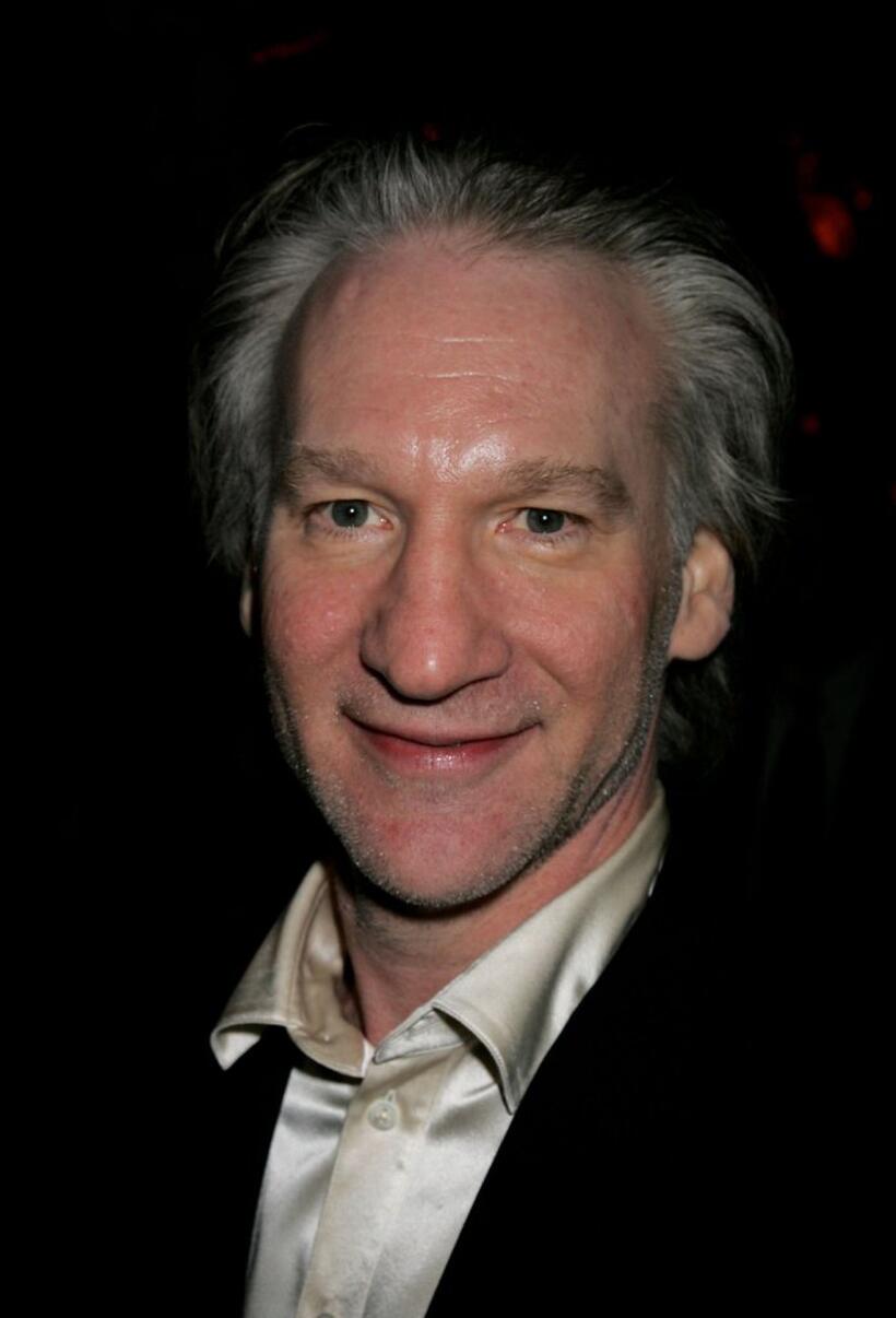 Bill Maher at the Weinstein Co. Golden Globe after party.